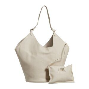 VIOLA CASTELLANI Made in Italy Oval Bottom Hobo Bag - Leather